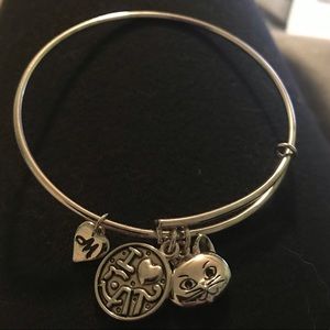 Silver Cat Chrysalis Charm Bracelet